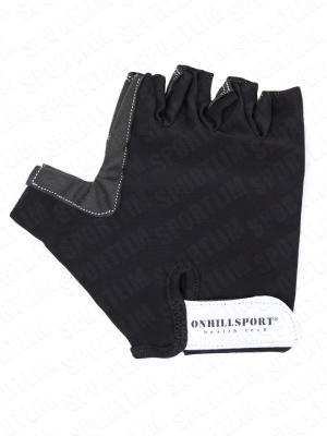 Перчатки для фитнеса unisex кожа черный Q12 - XXL