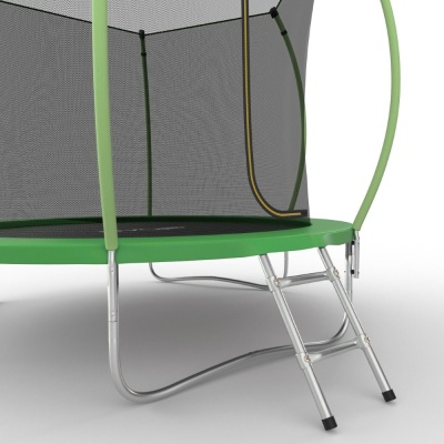 Батут с внутренней сеткой и лестницей EVO JUMP Internal 8ft (Green)